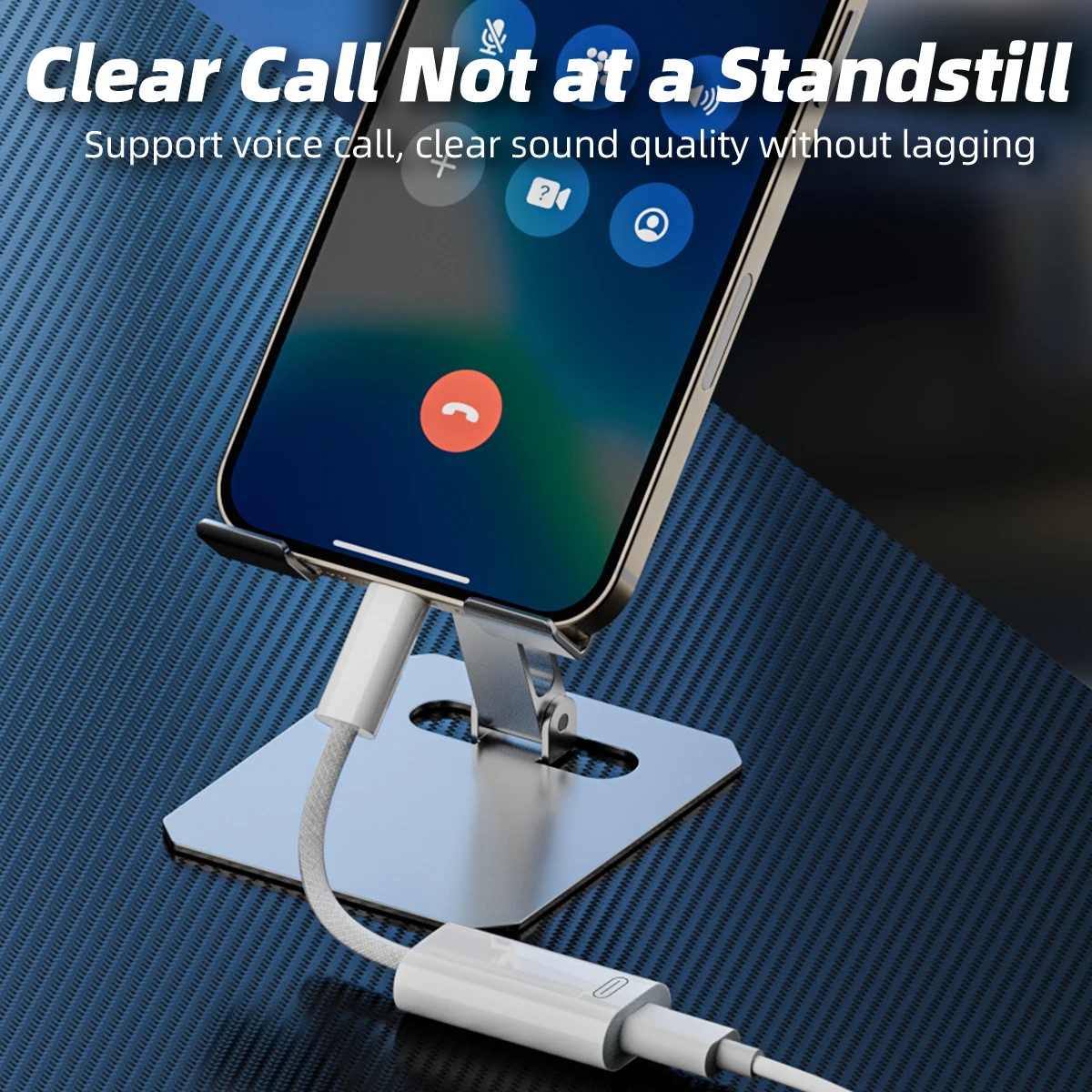USB Type C To Lightning Earphone Adapter Short Wire Suitable for Apple IPhone 17 16 15 Earphone Audio Cable