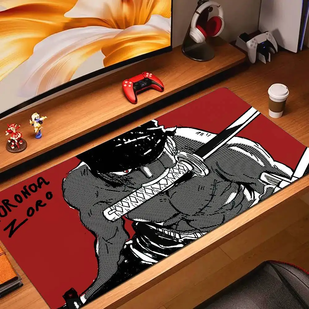 One Piece Nami Anime Gaming Mouse Pad Large Rubber Keyboard Desk Mat With 2MM Stitched Edge Design