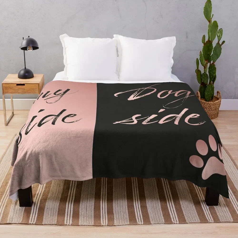 

My Side Dog Side Throw Blanket cosplay anime Fluffy Softs Personalized Gift Beach Multi-Purpose Blankets