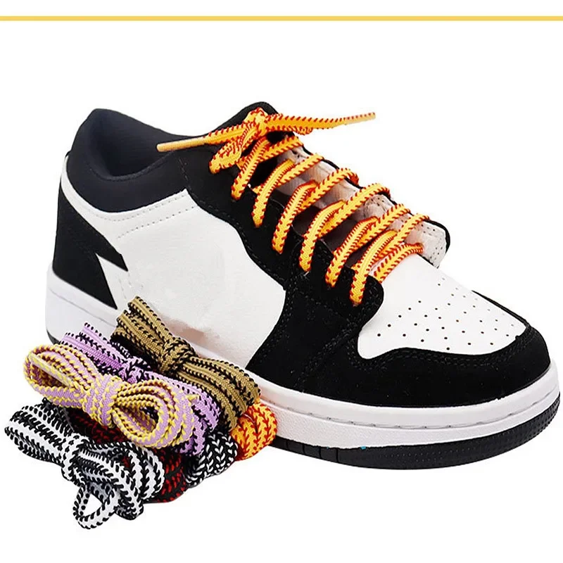 

Double Color 6mm Wide Flat Shoelaces for Sneakers Casual Shoe Laces Tennis Rope Shoelace in Multiple Lengths 100/120/140/160CM