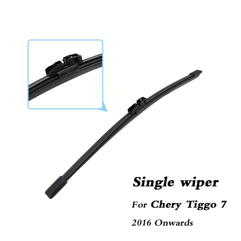 شفرة ممسحة السيارة الخلفية للنافذة الخلفية ماسحات الزجاج الأمامي لشيري تيجو 7 هاتشباك 310 مللي متر 2016 فصاعدا اكسسوارات السيارات
