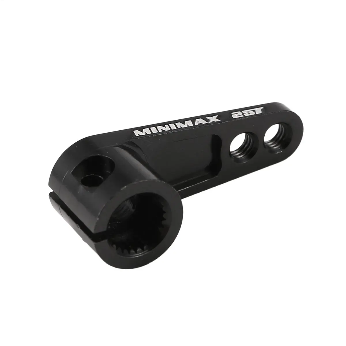 ABXY Cnc Aluminum 25T Servo Horn Steering Arms for TRX4 RC Crawler Truck,Black - view 2