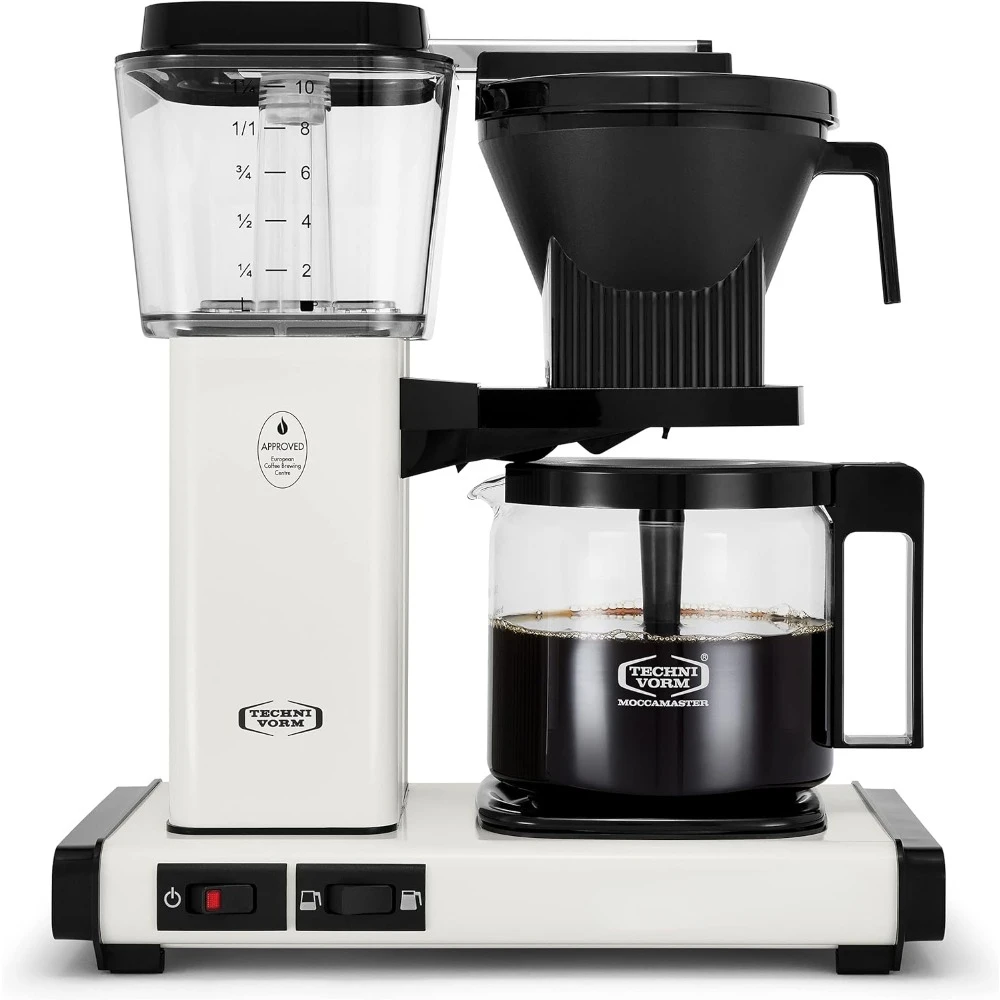 53933 kbgv ausgewählte 10-Tassen-Kaffeemaschine, cremefarben, 40 Unzen, 1,25 l