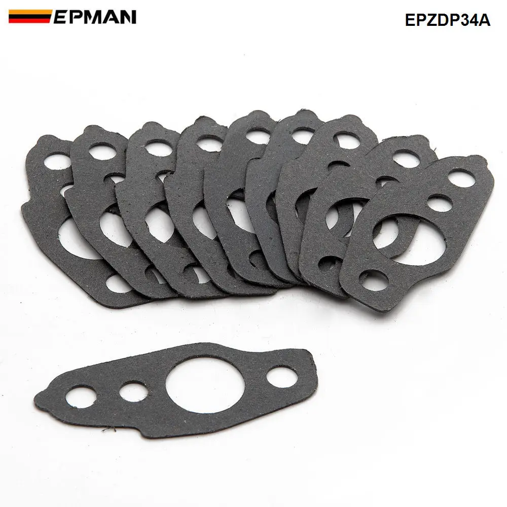 EPMAN 10PCS/LOT Turbo Oil Feed / Return Gasket For Toyota CT26 Turbo Land Cruiser EPZDP34A