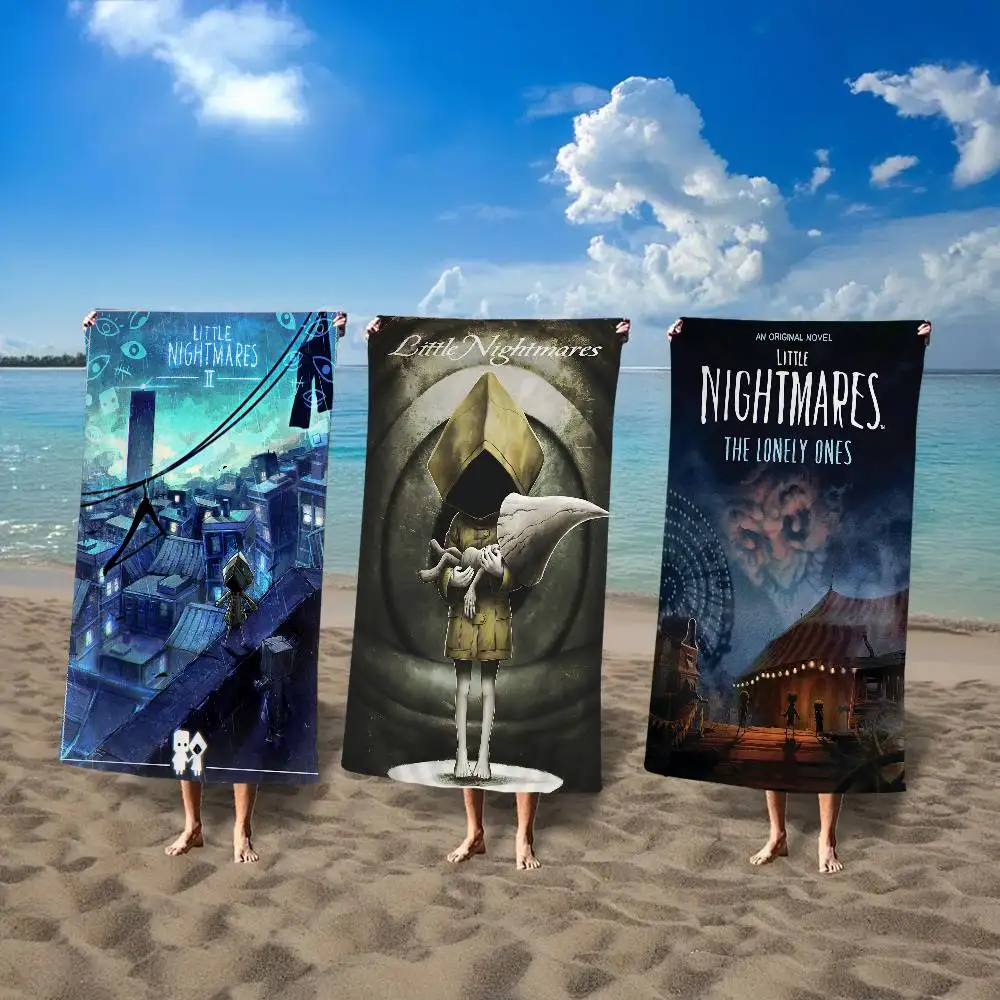 Adventure L-Little Game Nightmares Microfiber Beach Towel Absorbent Quick dry Soft Yoga Swimming Resort Mountain Climbing Towel