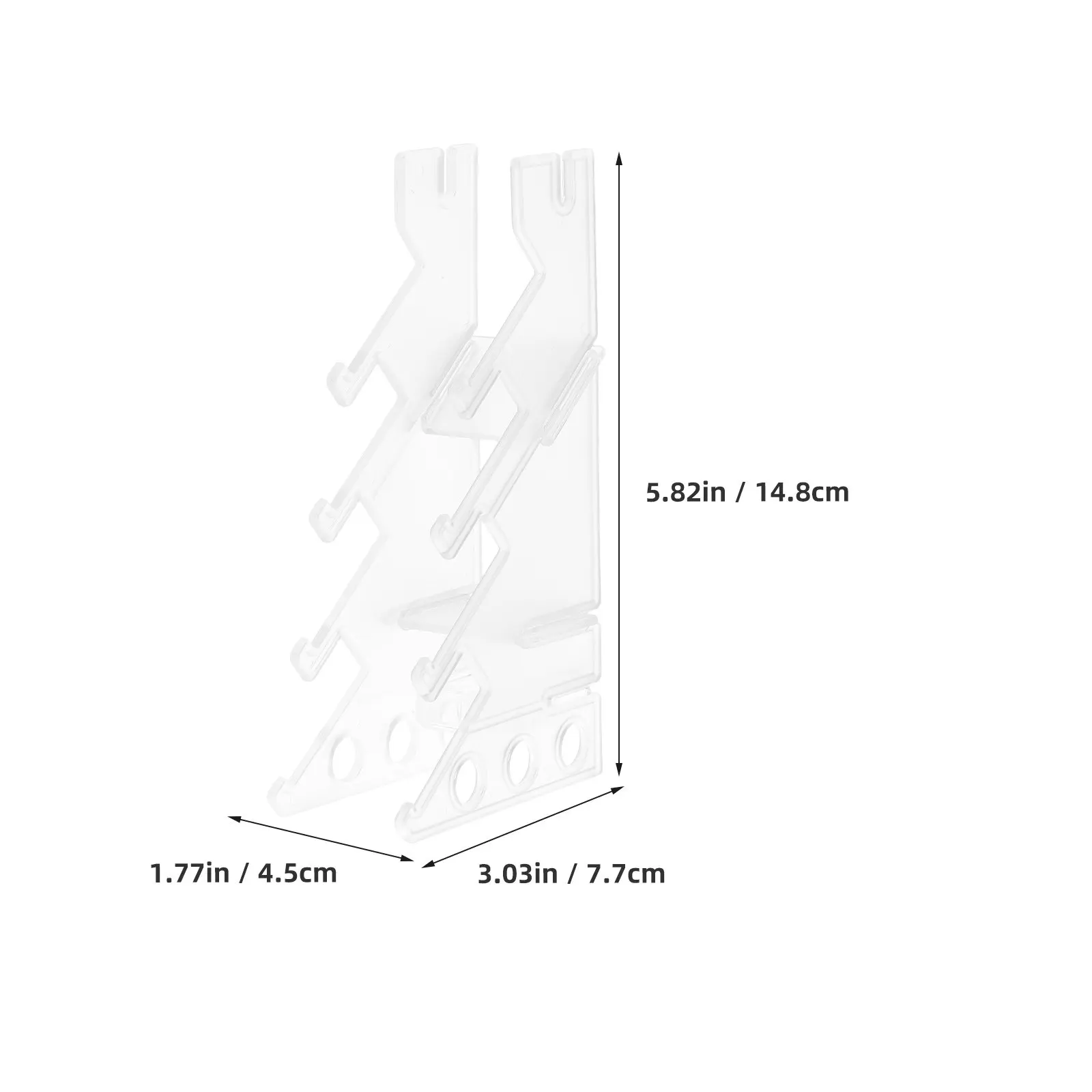 Plastic Finger Skateboard Rack Transparent Display Stand Space Saving Organization Clear View Protection for Miniature
