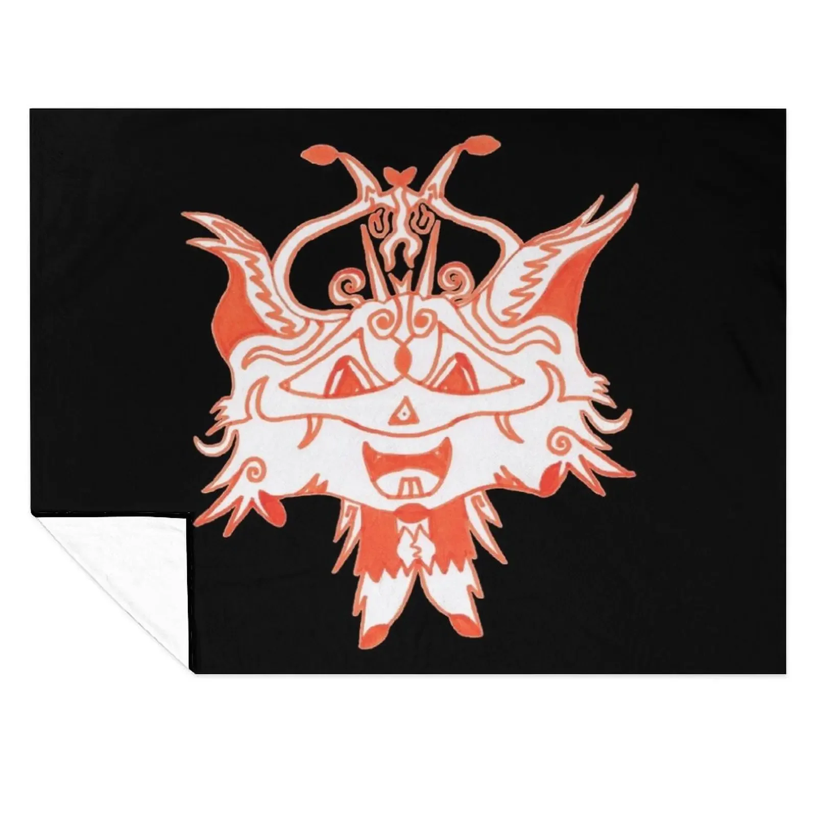 

#41 || Fancy Fox Face [Best Of 2019] Throw Blanket Decorative Beds Plaid on the sofa sofa bed Hair Blankets