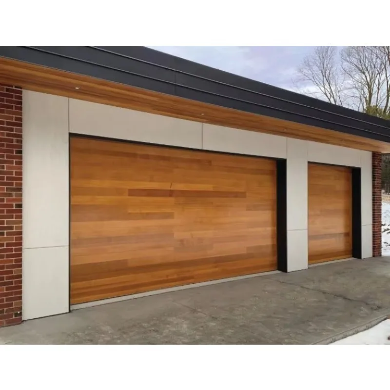 Factory Wholesale Doors for Home Sectional Temper Glass Full View Garage Door Aluminum Alloy Garage Door Custom Color and Size