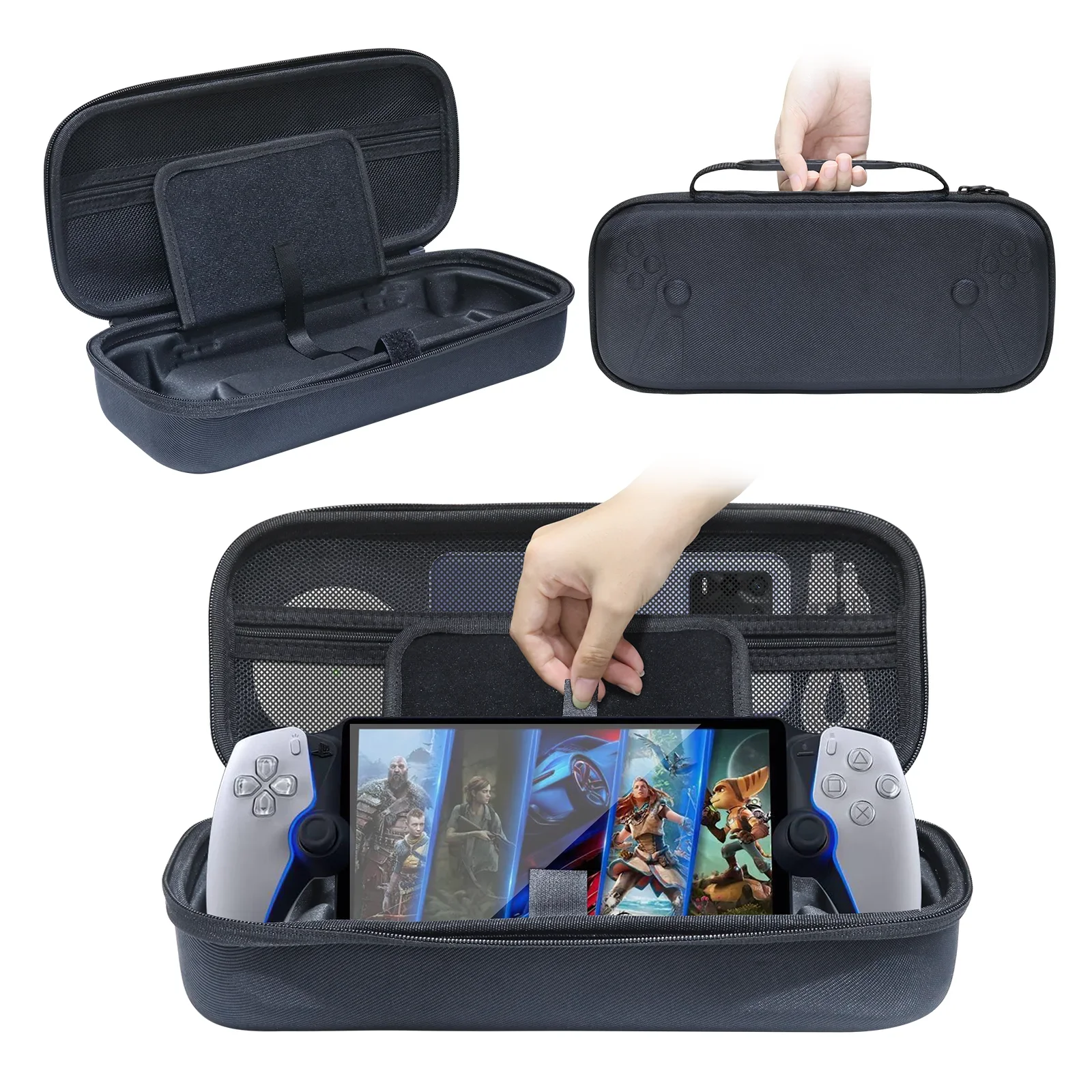 

Carrying Case Bag for PS5 PS Portal Remote Player Shockproof Protective Travel Case Storage Bag Accessories