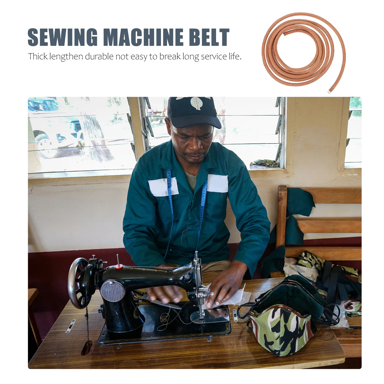 Universal Sewing Machine Belt for Retro Treadle Machines Household Repair Kit Vintage Sewing Machine Accessory Durable Strap