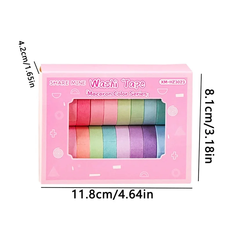 20 Roll Washi Tape Set Diamond Painting Tape Stain Resistant Edge Protection Tape Self Adhesive Craft Tape DIY Decoration Suppli