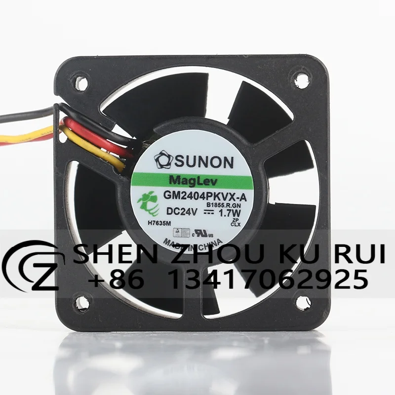 GM2404PKVX-A Case Fan for SUNON DC24V 1.7W 40X40X20mm 4CM 4020 Three-wire Frequency Reduction Axial Flow