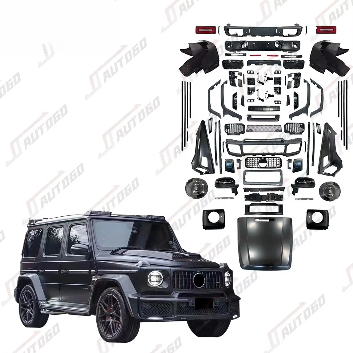 

Аксессуары для автомобильной регулировки, обвесы, Mercedes для Benz G-Class, универсал G500, G550, W463, обновление 2002-2018 до W46