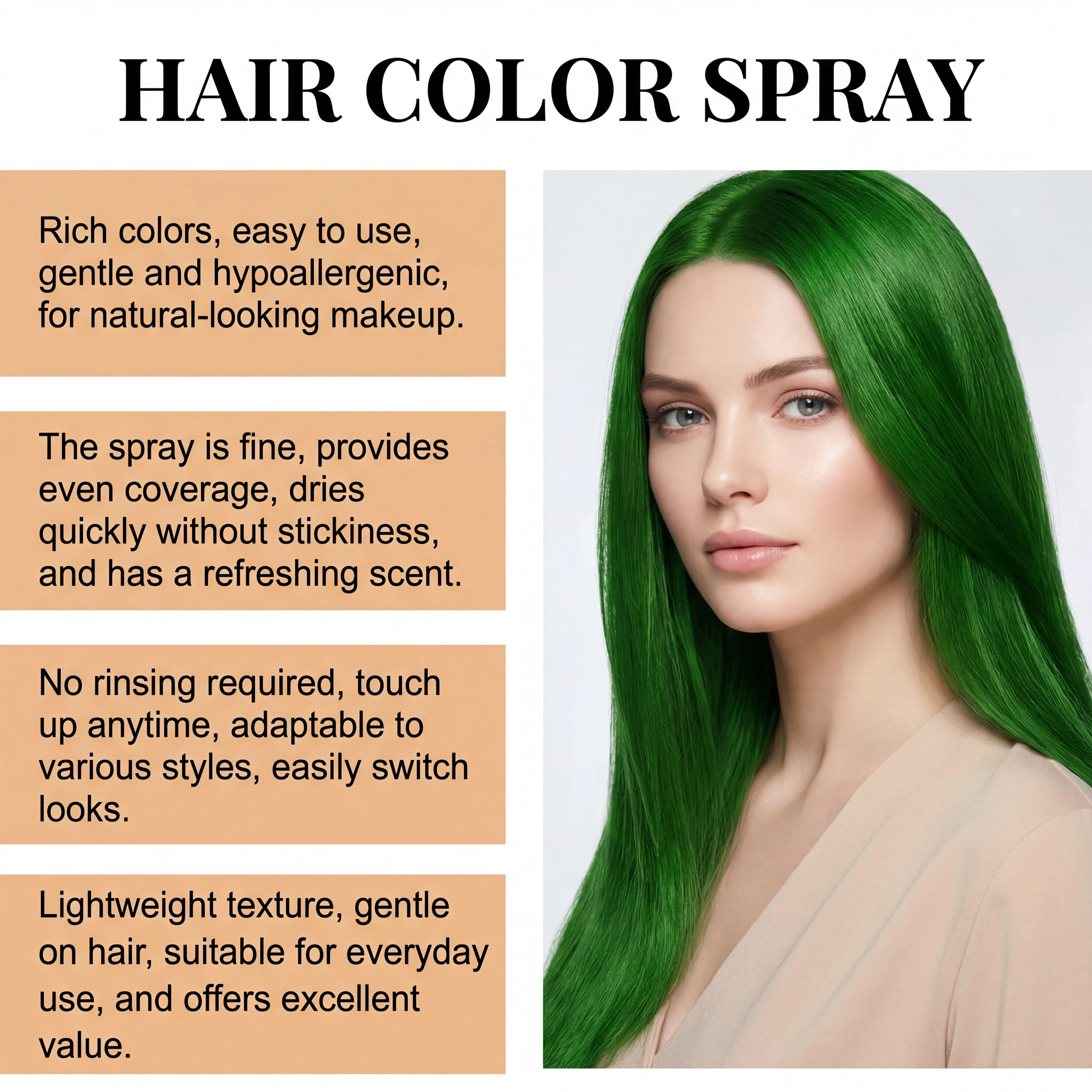 Spray Temporário para Cabelo B - Hair Spray Color avaliação e preço