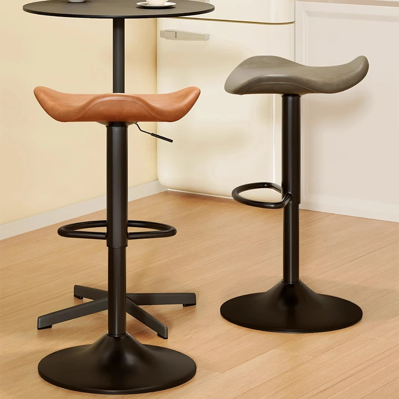 

Industrial Mental Bar Stool Chair Italian Style Brown French Bar Stool Chair Cheap Modern Sedia DesignHigh End Furniture