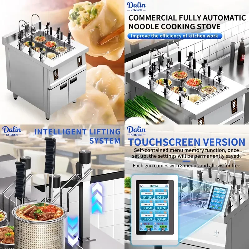 for Smart Automatic Noodle Boiler Hot Selling Instant Spaghetti Ramen Dumplings Restaurant Pasta Cooking