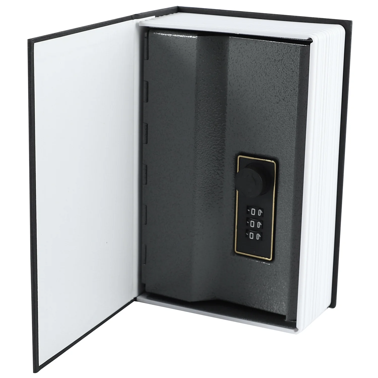 AEE6-Book Safe With Combination Lock Dictionary Diversion Book Safe Portable Safe Box, Great For Storing Money Jewelry Passport