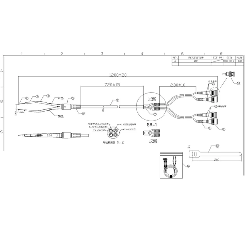 Multimeter Bnc Sonde Lcr Test Blei Kelvin Clip Smd Ic Test Haken Klemme SMD Patch Pinzette – Detail 13