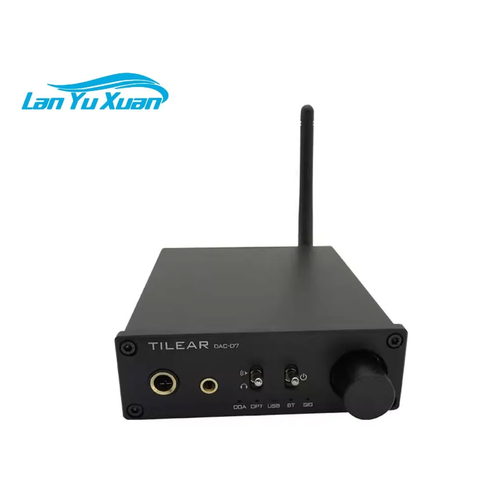 TPA6120 Headphone Amplifier TILEAR DAC-D7 Audio Decoder Bluetooth5.4 Receiver Support for aptX-HD/LDAC