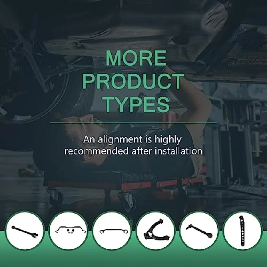 زوج من 24 أذرع التحكم العلوية الأمامية طقم تعليق قابل للتعديل متوافق مع 20042015 لـ Titan 20052019 لـ Armada 20042010 لـ