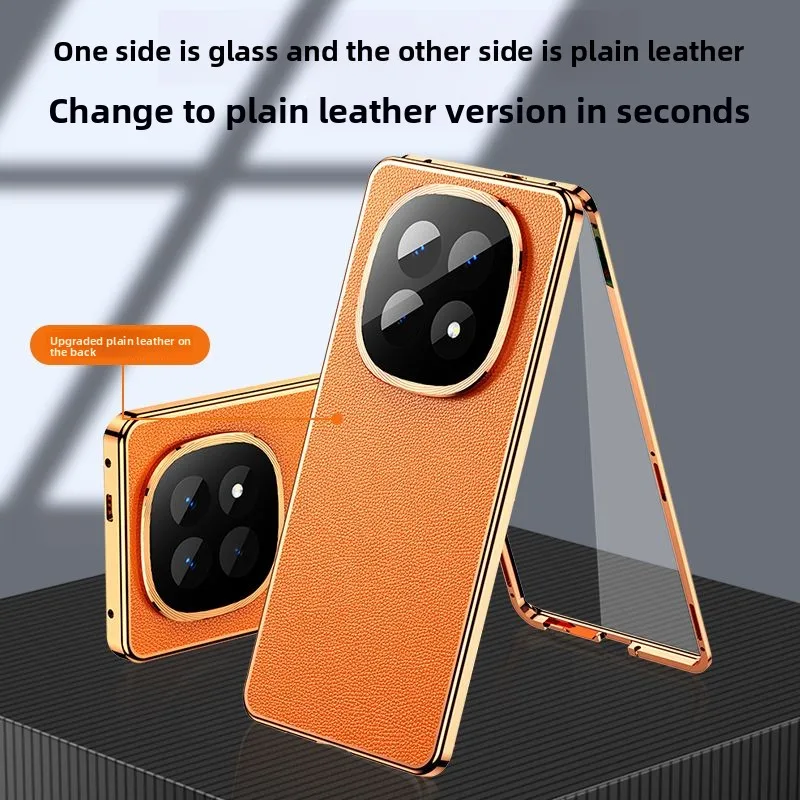 Etui POCO M8 Pro, luksusowe, skórzane, 360 stopni °   Pełne etui ochronne na telefon Redmi Note 15 Pro Plus HD, odporne na wstrząsy, z bumperem, Funda — zdjęcie produktu 2