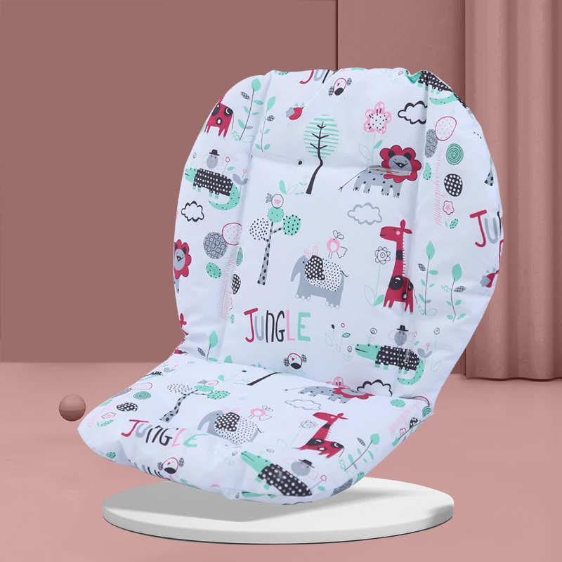 New Cartoon Print Dining Chair Cushion Universal Multifunctional Cart Mat Soft Dining Chair Pad Stroller Accessories