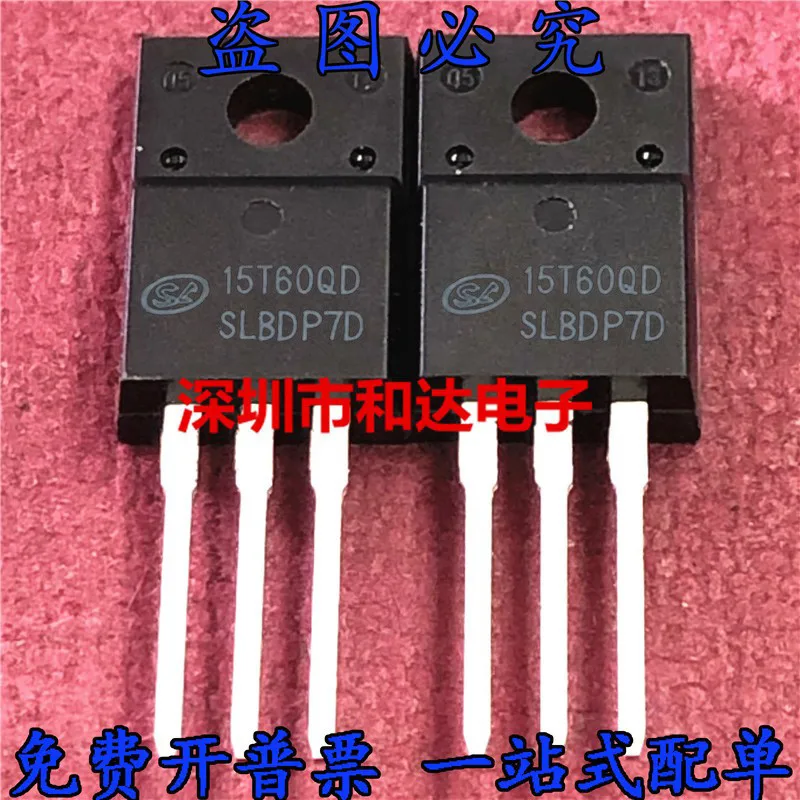 5pcs SGT15T60QD  TO-220F