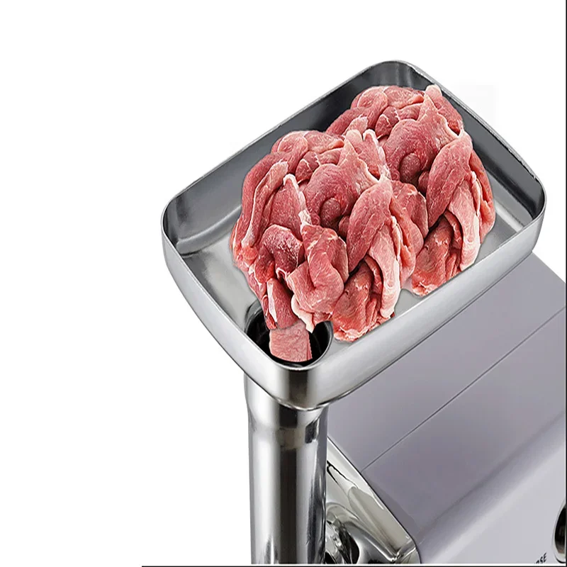 مفرمة لحم تجارية 1400 واط آلة السجق اللحم المفروم آلة السجق الكهربائية قطع الخضروات المفروم حشو اللحوم المفرمة