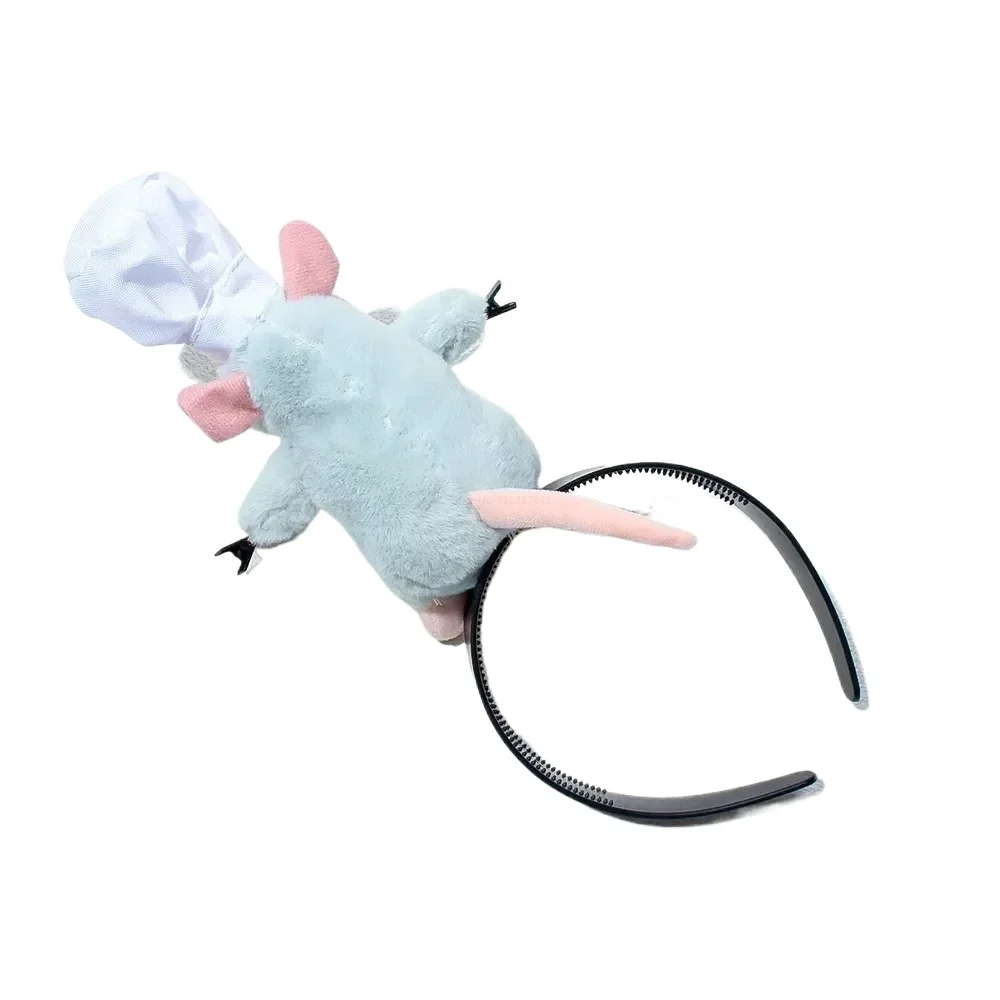 Disney Ratatouille Hairband New Cartoon Plush Doll Headband French Wide-brimmed Hairpin Photo Headdress Creativity Girl Gifts