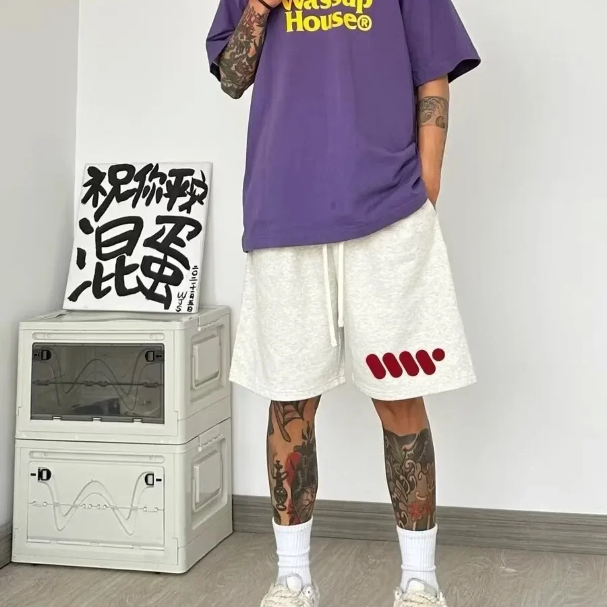 

Casual Simple Solid Color Basketball Shorts for Men's Summer Sports in 2025 Loose Simpleand Breathable Pants Five Point Shorts