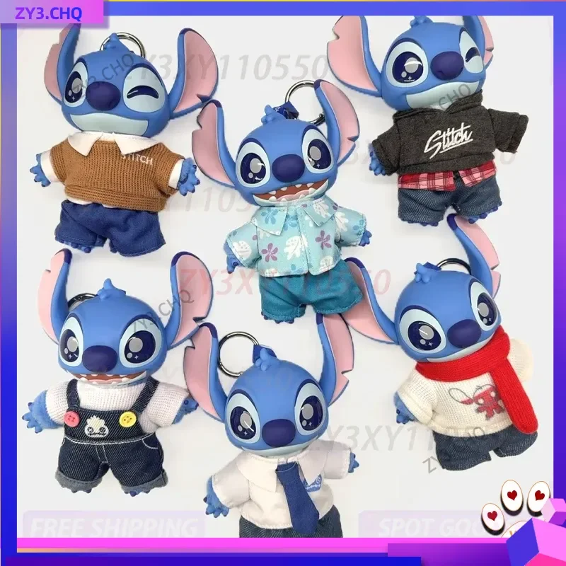 

Genuine In Stock Stitch Dress Up Show Series Blind Box Vinyl Mystery Box Anime Figure Room Decoration Collection Kid Custom Gift