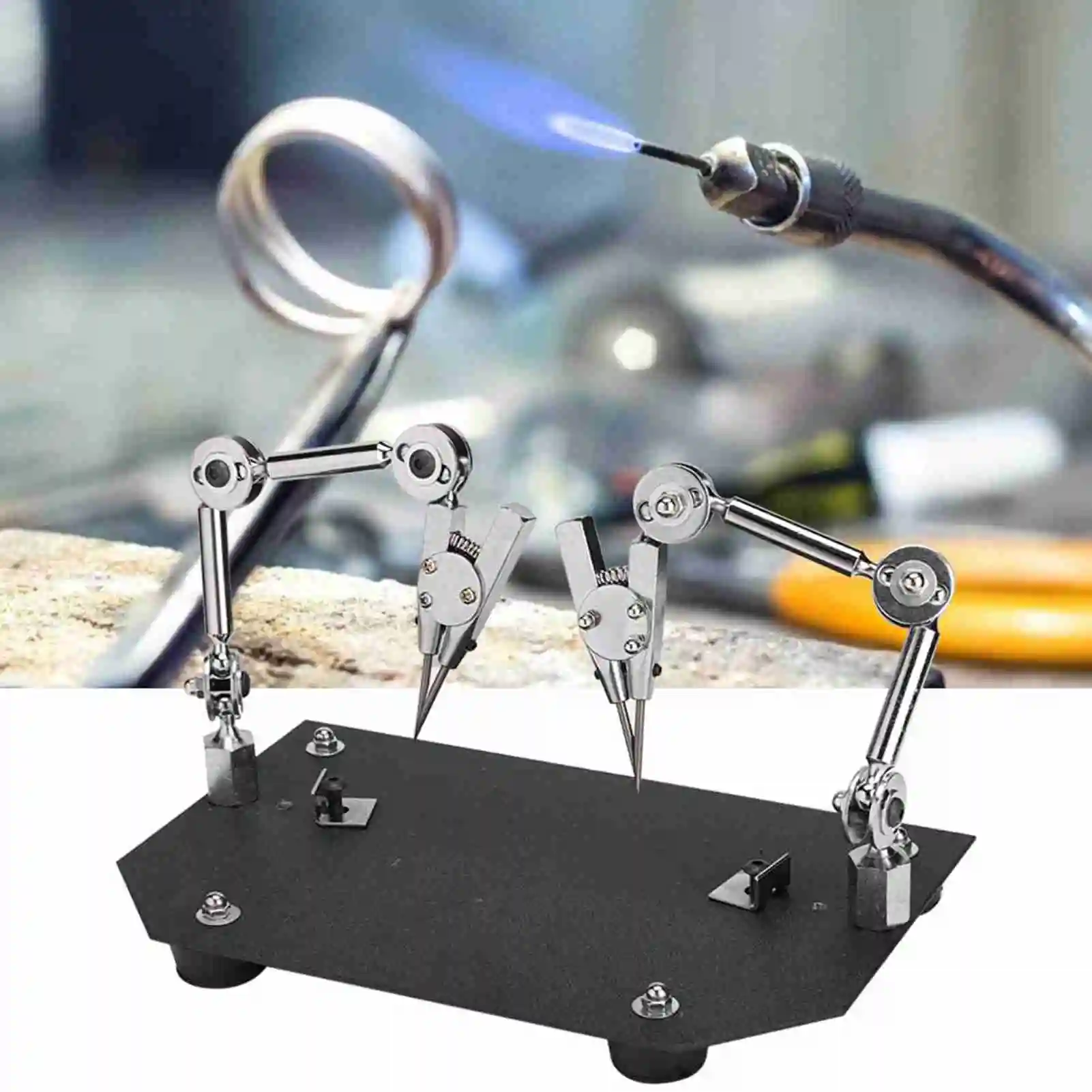 Welding Jig Welding Work Auxiliary Clip Jewelry Welding Fixture Table Clip Soldering Clamp for Small Object Repairing