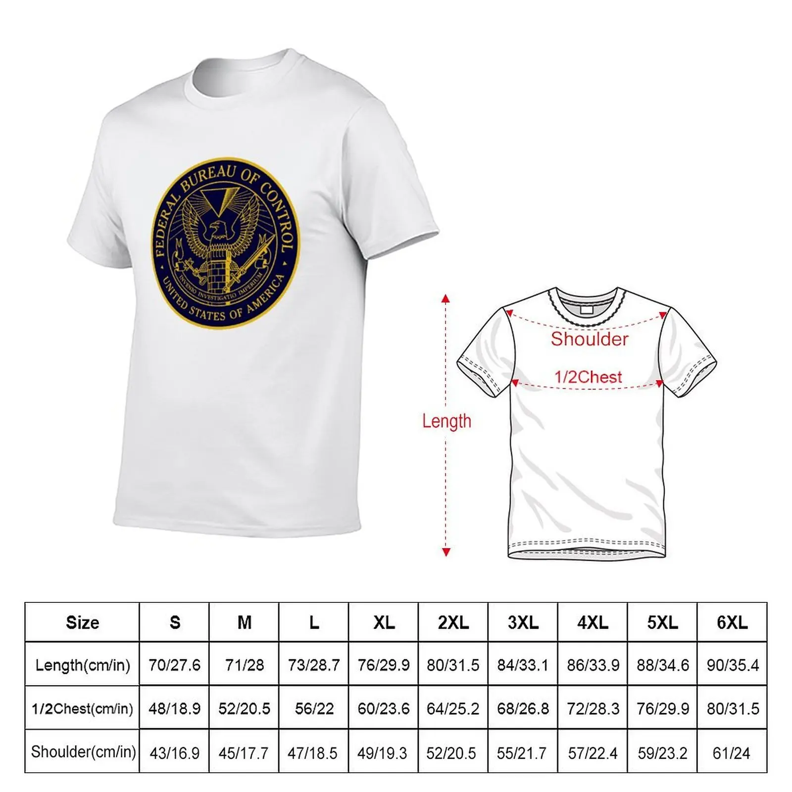 Federal Bureau of Control | Control Game Logo | Clean Logo T-Shirt Clothing sweat t shirt men 100℅ cotton