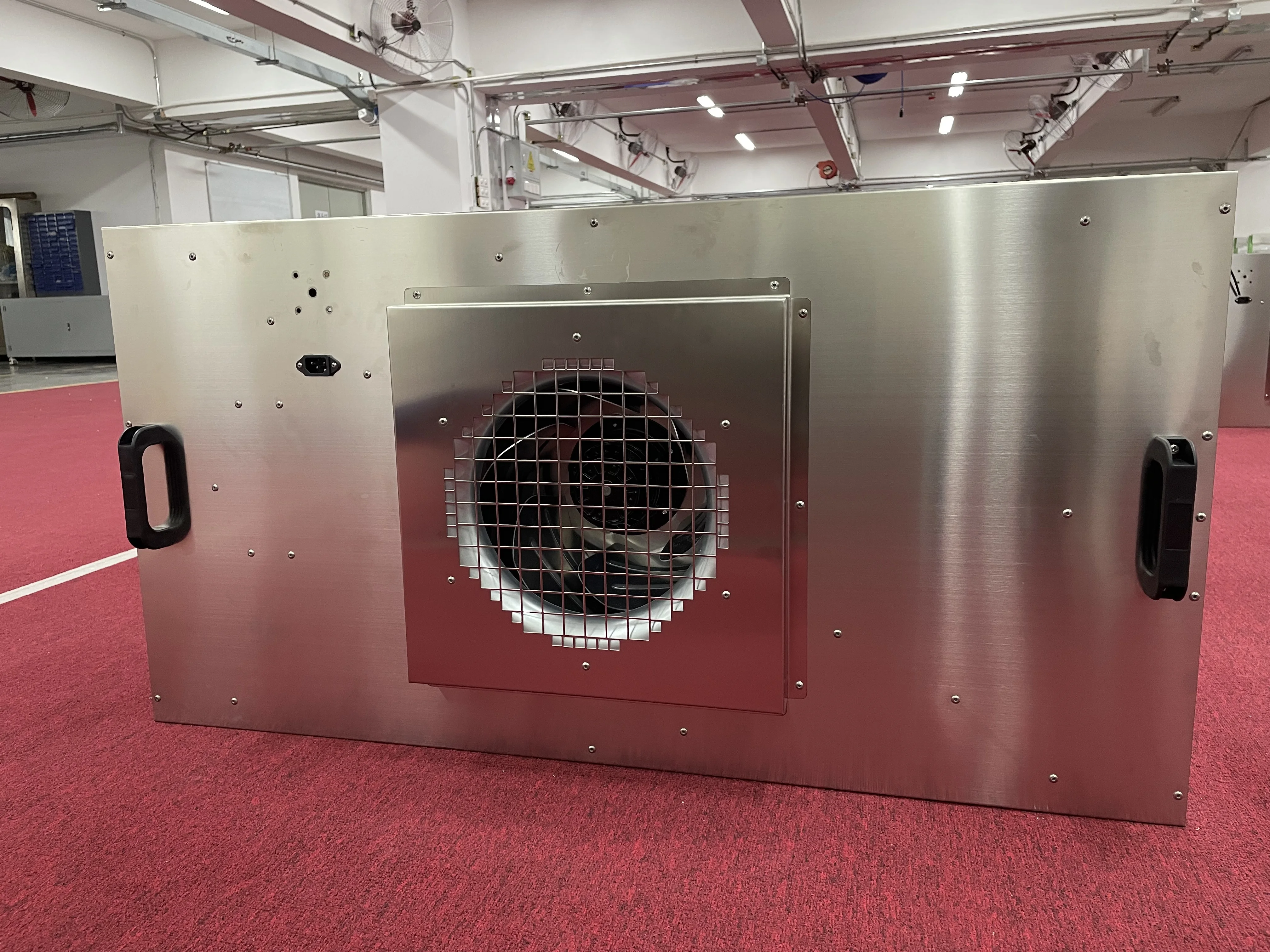 Fan Powered Ceiling Mounted Hepa Filter Units Flow Hood for Mushroom Cultivation