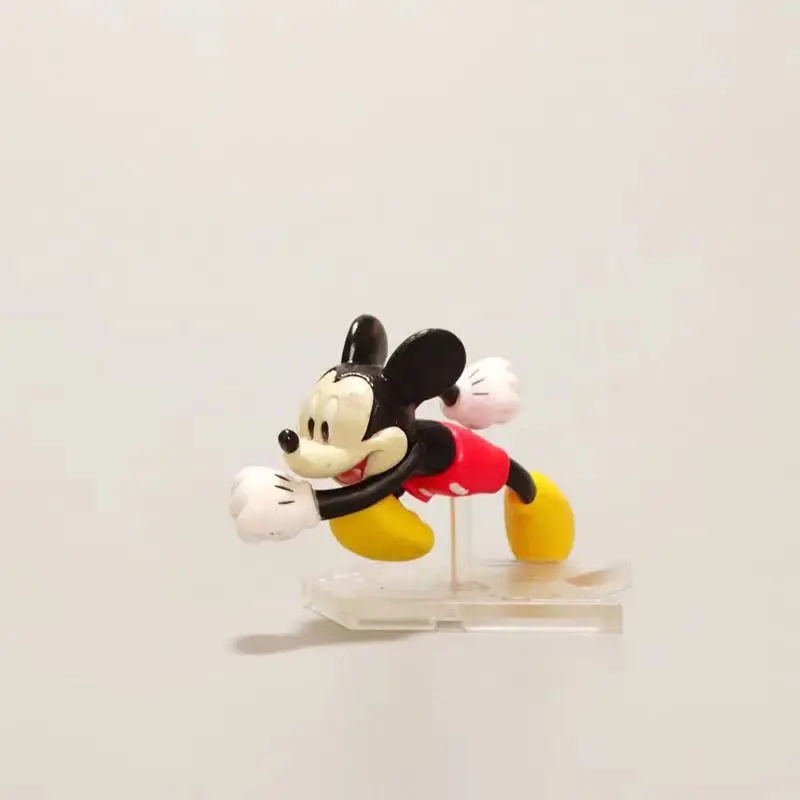 5pcs/Set Disney Running Mickey Minnie Mouse Goofy Donald Duck Pluto Action Figures Decoration Model Toys Doll Kids Birthday Gift