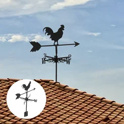 Roof Weather Vane Wind Direction Indicator Decorative Ornament Metal Weathervane Garden Decoration Iron