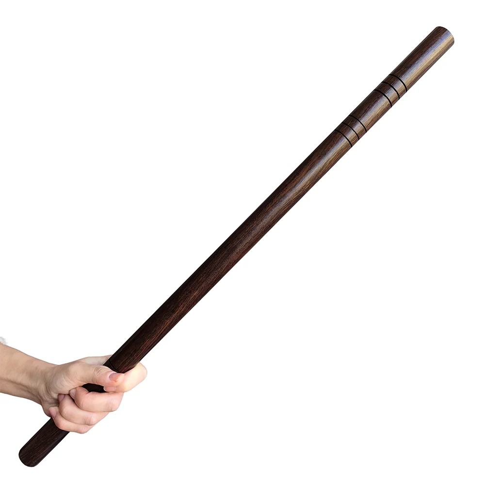 Kun Master Hardwood Ebony Staff Sticks for Martial Arts Training in Kungfu and Karate Escrima Practice