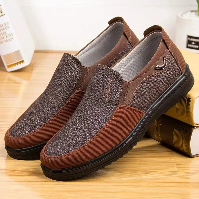 

Shoes Men Canvas Summer Classic Loafers Men Casual Shoes Breathable Walking Flat Men Shoes Zapatos Sneakers Plus Size 2024