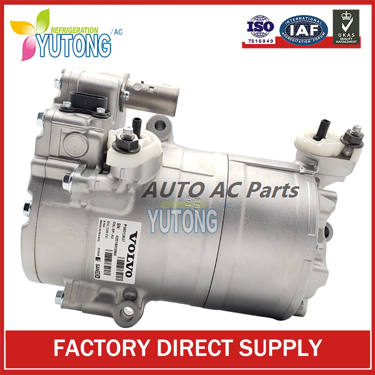 

AC Electric Hybrid Compressor For Volvo Xc90 V60 2011-2018 P36011583 36011583 31404946 36012859 P36012859 00443406868