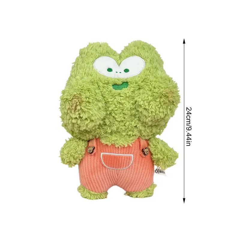 Peluche grenouille drôle pour la maison, animal en peluche, dessin animé, beurre, jouet doux pour la maternelle, 9,45 pouces