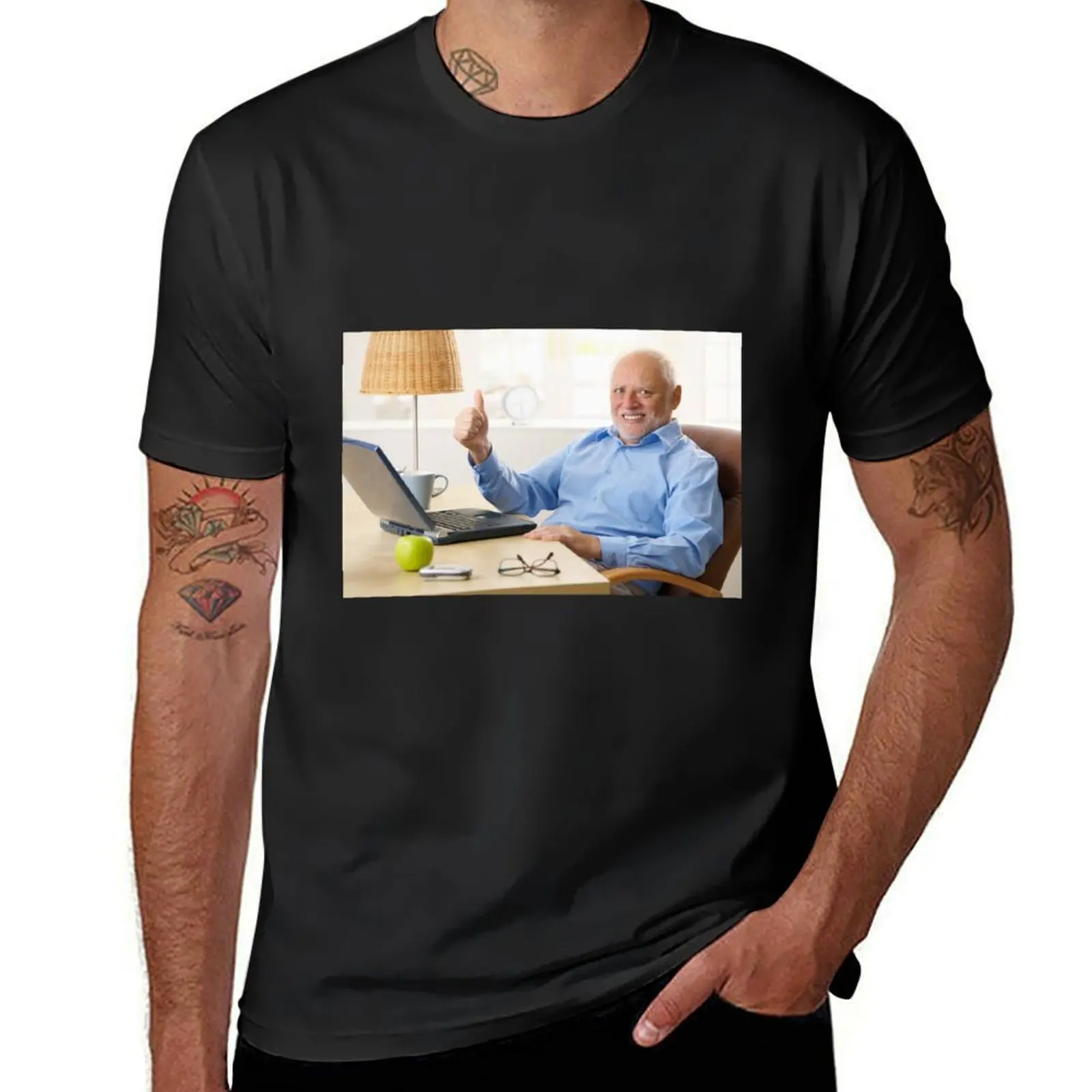 Hide the Pain Harold T-Shirt tees customizeds quick drying summer tops oversized t shirts for men