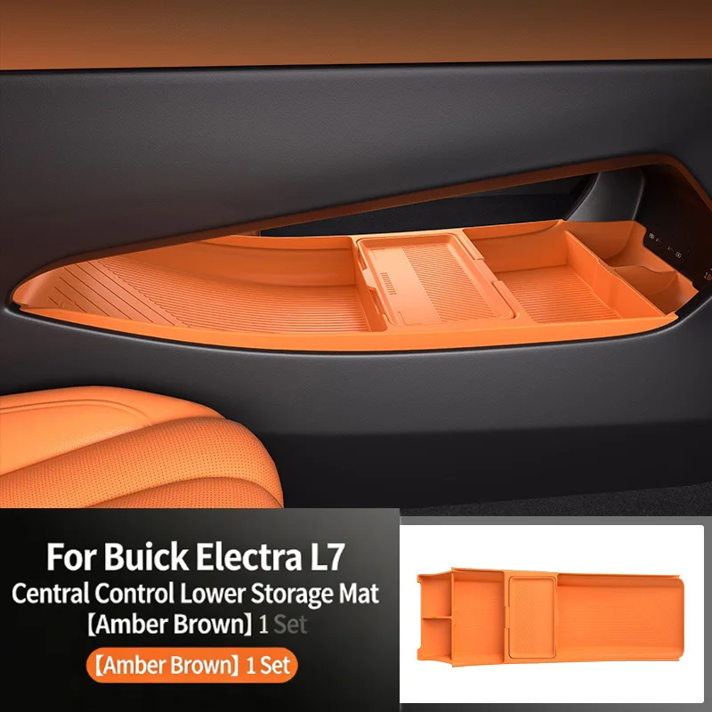 For Buick Electra L7 2025 Center Console Lower Silicone Storage Box Glasses Holder Car Interior Accessories