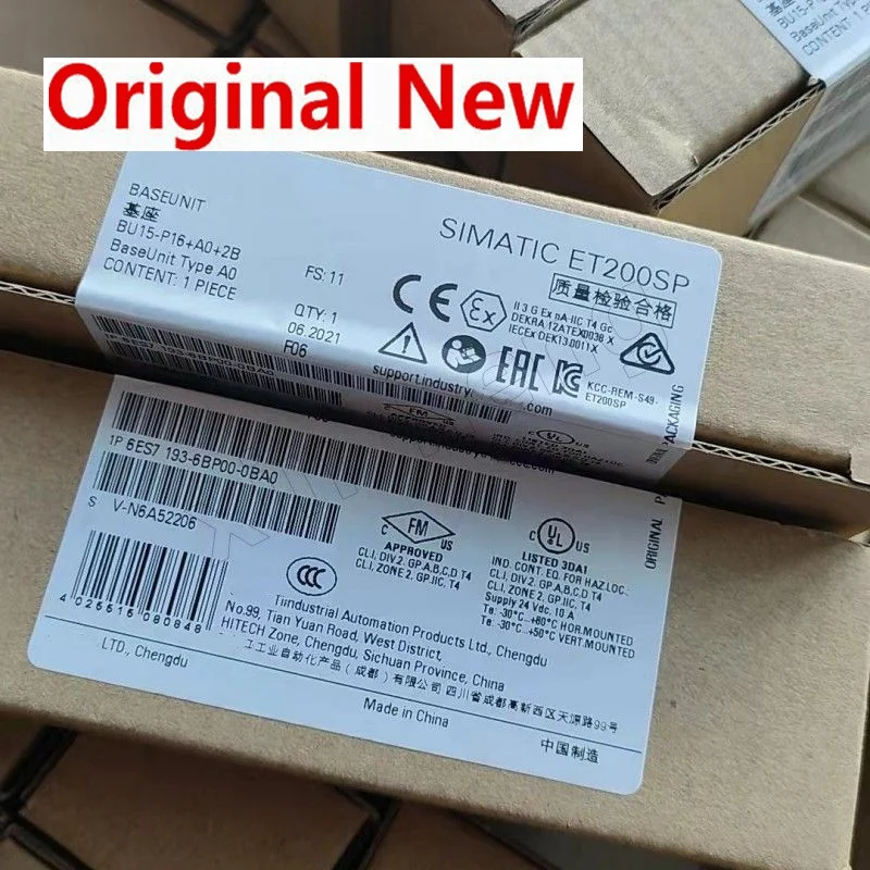 

Новый оригинальный 6ES7193-6BP00-0DA1 6ES7193-6BP40-0BA1 6ES7193-6BP00-0BA1, один год гарантии, Модуль PLC быстрой доставки