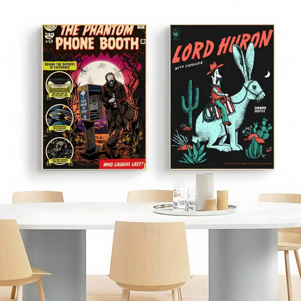indie music l-Lord Huron Poster Wall Art Print Decorative Mural Home Decor Gift Unframed