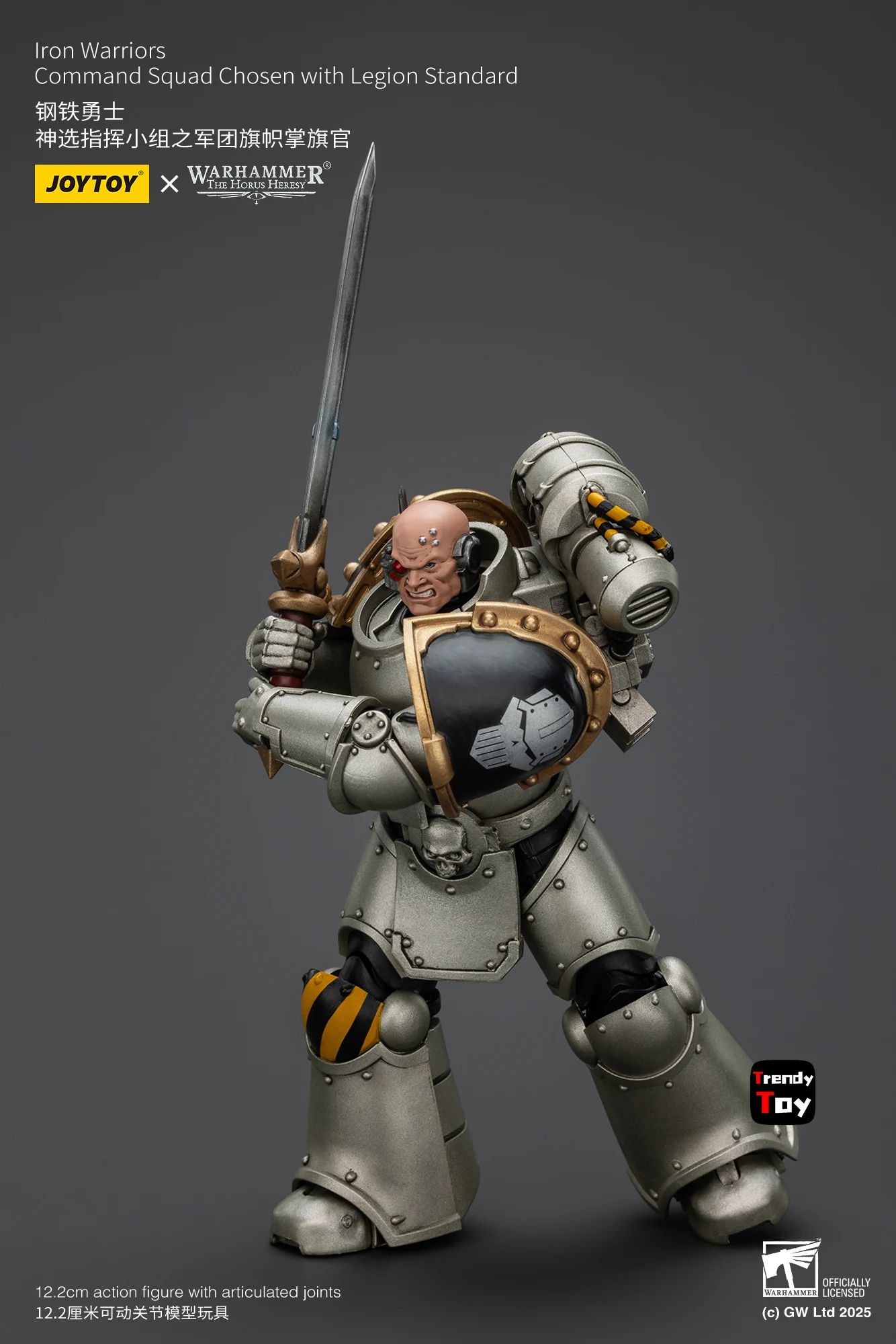 【JOYTOY】Warhammer 40K Iron Warriors Command Squad Kiesen Lron Warriors MKVl Tactische Sergeant 1/18 Action Figure Speelgoed