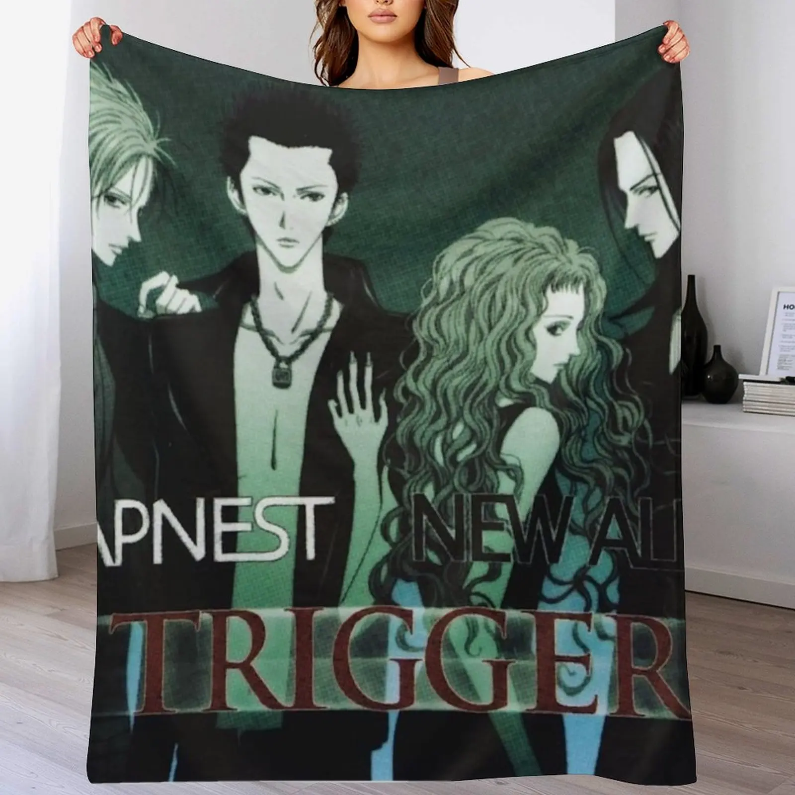 Nana Trapnest Throw Blanket Soft Comfort Blanket for Reading Watching TV