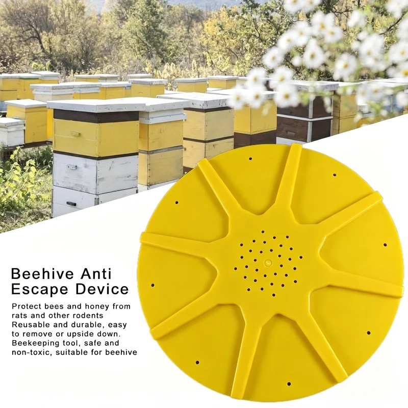 3 Pieces 8 Bee Escape Device, Plastic Bee Box Anti-Escape Device, Hive Exit Escape Plate, Beekeeping-Specific Bee Box Accessorie view 5