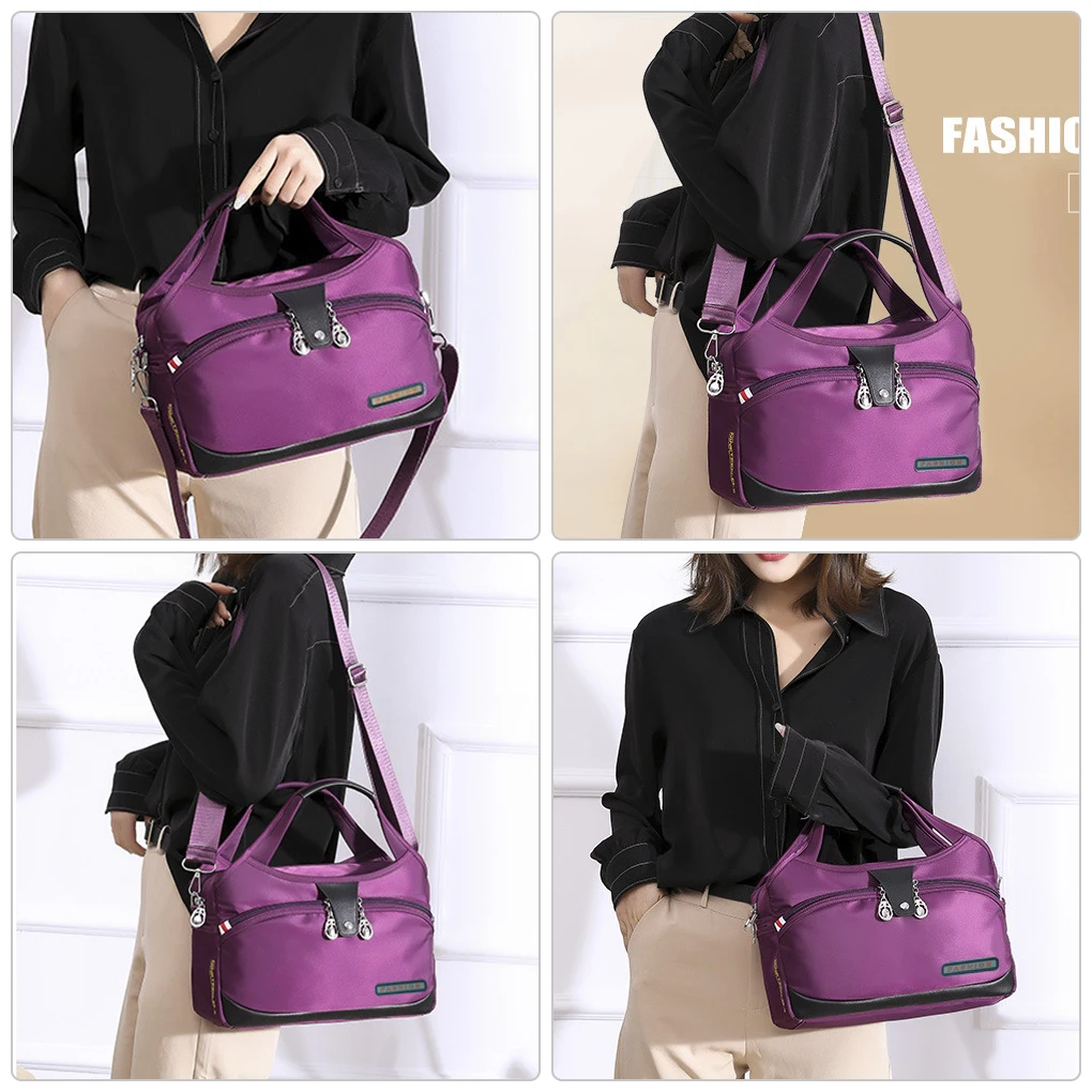 Multipurpose Crossbody Bag For Women Large Capacity And Fashion Women Shoulder Bag Messenger Bag Romantic Pink