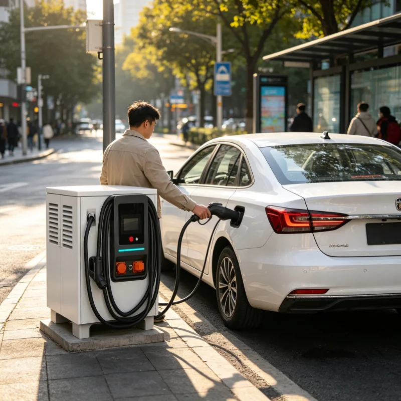 EV Charging Pile 90kWh 60kW Mobile Energy Storage DC Fast Charger for Roadside Rescue Small Parking and Temporary EV Charging
