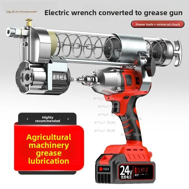 Manual /Electric Grease Gun Converter Kit For Farm Tractor Loader Lubrication Maintenance Tool  карабин